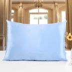 Smooth bedtime pillowcase — 19 Sky Blue-51X66; 19 Sky Blue-51X76; 19 Sky Blue-51X91; 1 pillowcase in your selected color and size
