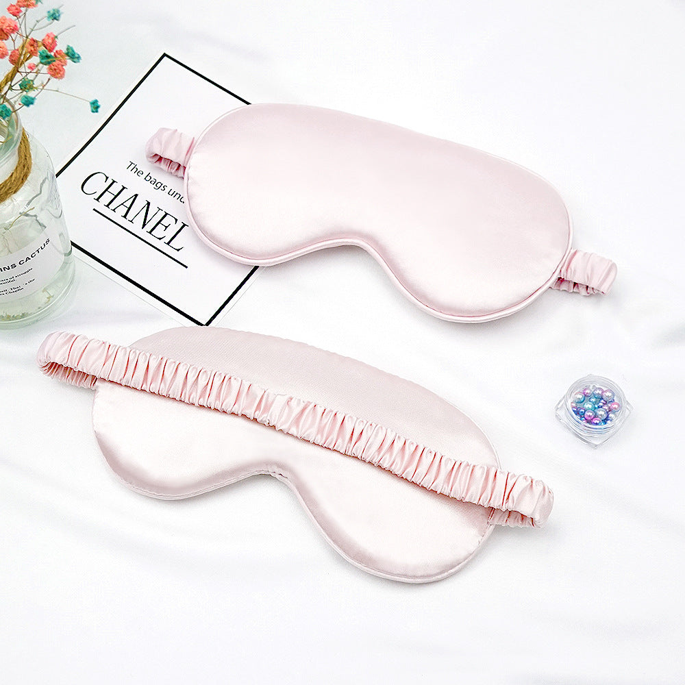 Satin-feel eye mask — Light Pink; 1 satin-feel eye mask in your selected color