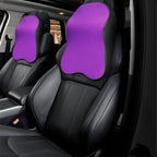 Memory-foam seat cushions — Headrest purple; 1 headrest cushion only, in your selected color