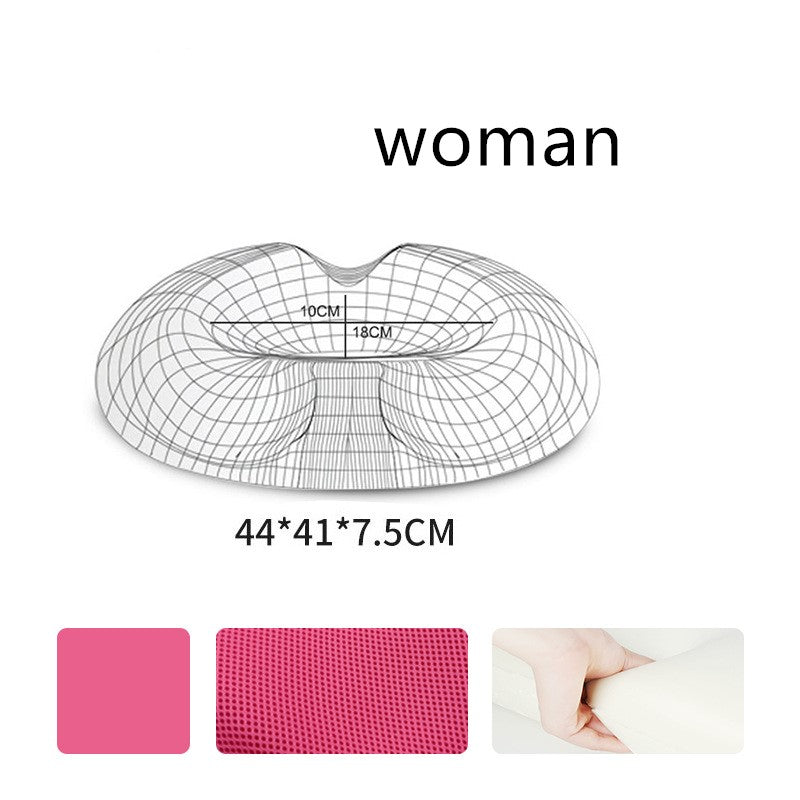 Contoured seat cushion — Rose Red-Grid-Woman; 1 contoured seat cushion with your selected cover style and supplier fit label