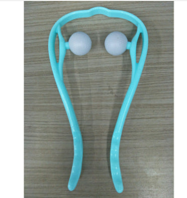 Six-wheel manual roller — Light neck blue; 1 blue two-ball manual roller