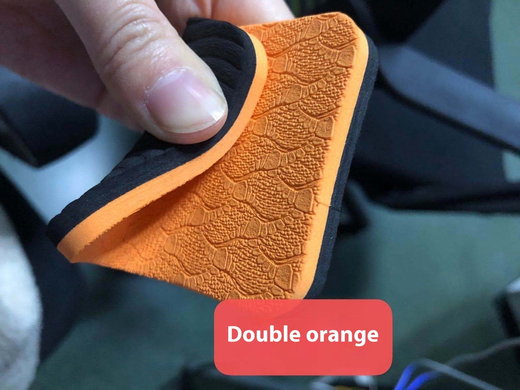 Two-tone movement mat — Orange Black-183x61x0.6cm; 1 movement mat