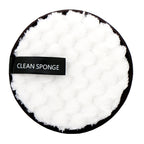 Reusable cleansing puff — White; 1 reusable cleansing puff