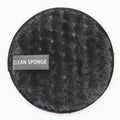 Reusable cleansing puff — Black; 1 reusable cleansing puff