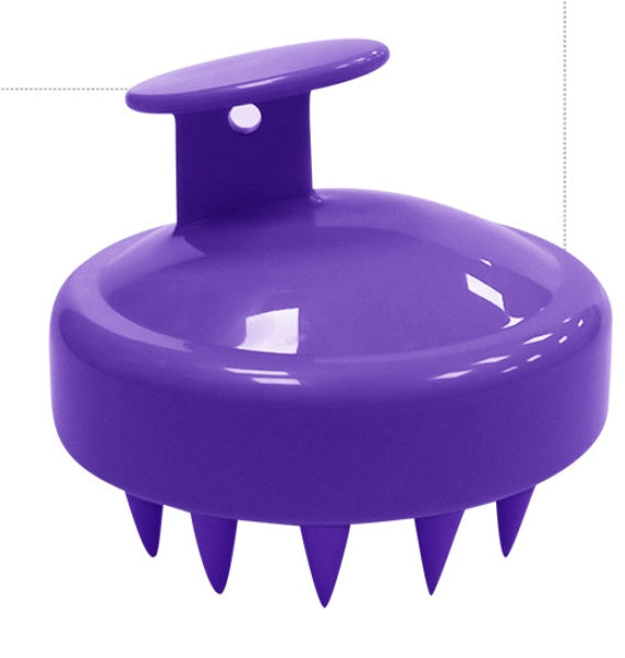 Palm scalp brush — Dark Purple; 1 scalp brush in your selected color