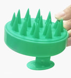 Palm scalp brush — Green; 1 scalp brush in your selected color