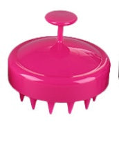 Palm scalp brush — Rose red; 1 scalp brush in your selected color