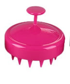 Palm scalp brush — Rose red; 1 scalp brush in your selected color