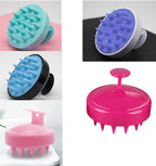 Palm scalp brush — 5color set; 5 scalp brushes in the supplier’s mixed-color set