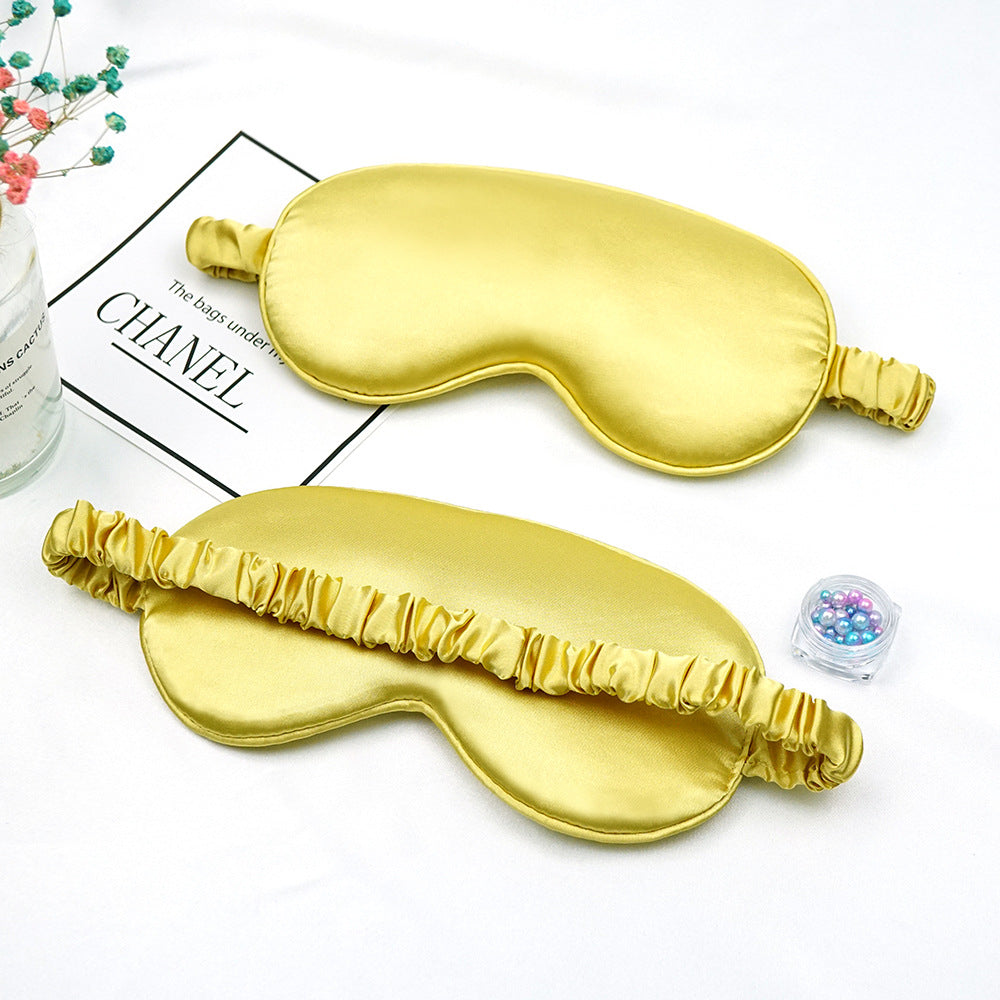 Satin-feel eye mask — Gold; 1 satin-feel eye mask in your selected color