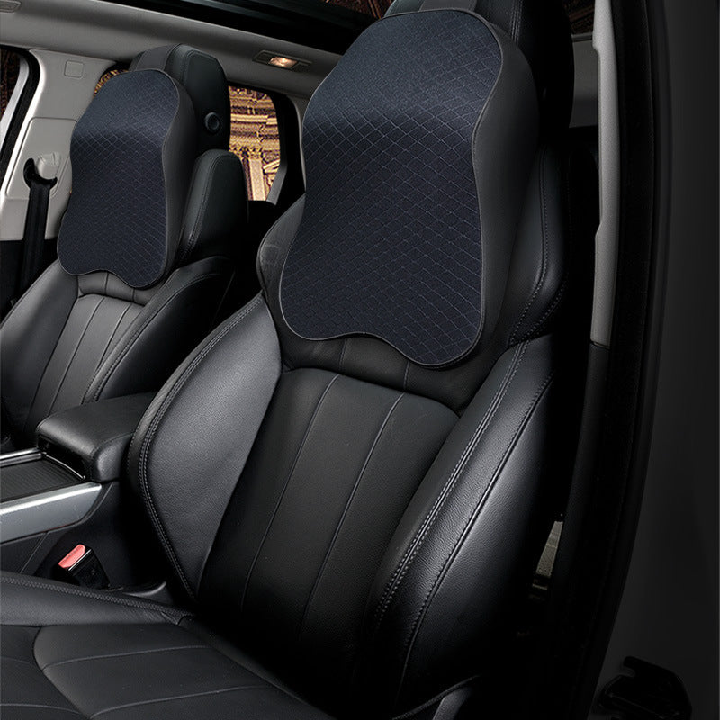 Memory-foam seat cushions — Headrest black; 1 headrest cushion only, in your selected color