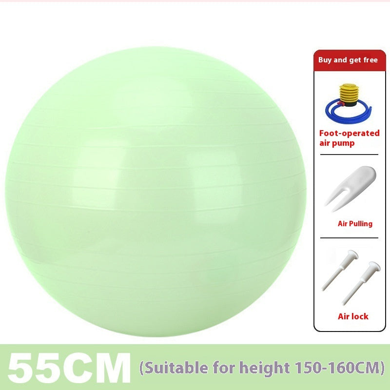 Inflatable practice ball — 55cm Light Green; 1 inflatable practice ball in the selected nominal diameter and color