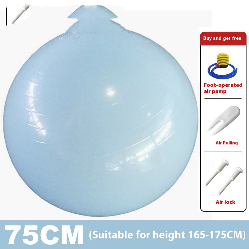 Inflatable practice ball — 75cm Light Blue; 1 inflatable practice ball in the selected nominal diameter and color