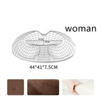 Contoured seat cushion — Coffee-Crystal-Woman; 1 contoured seat cushion with your selected cover style and supplier fit label
