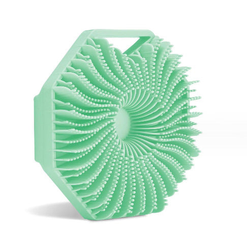 Silicone body scrubber — Emerald-1PC; 1 silicone body scrubber