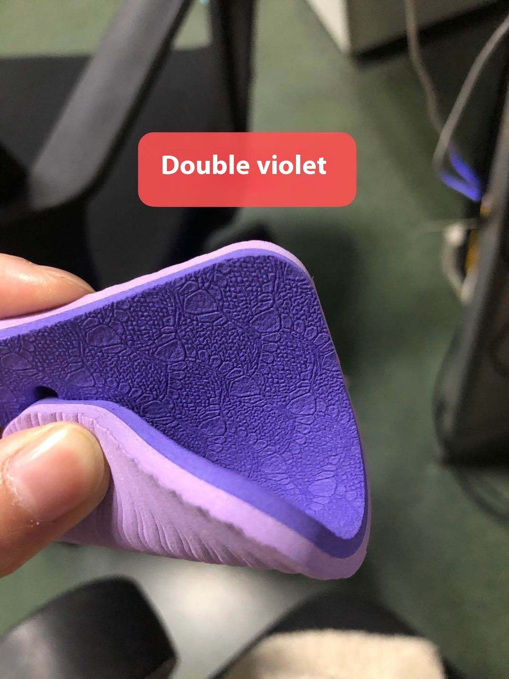 Two-tone movement mat — Double Violet-183x61x0.6cm; 1 movement mat