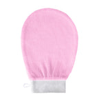 Exfoliating bath mitt — Pink; 1 exfoliating bath mitt in your selected color