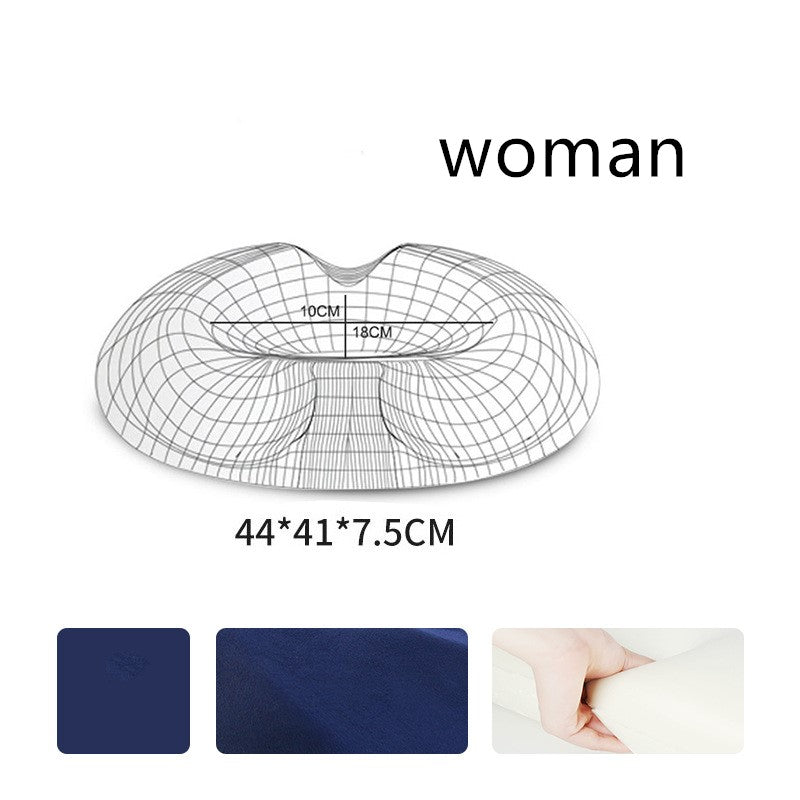 Contoured seat cushion — Navy Blue-Crystal-Woman; 1 contoured seat cushion with your selected cover style and supplier fit label