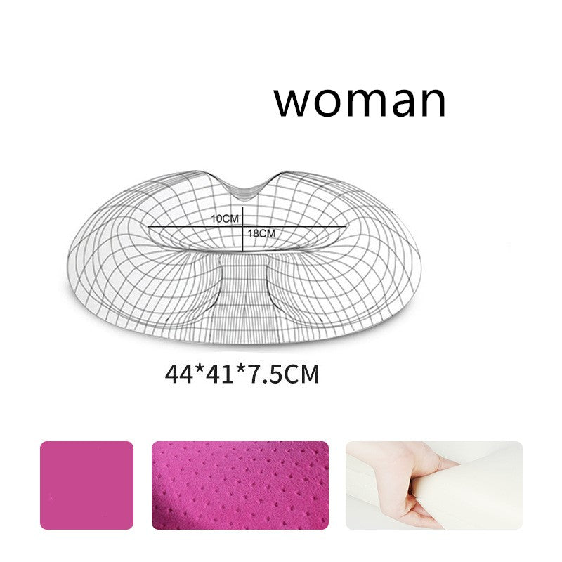 Contoured seat cushion — Rose Red-Velvet-Woman; 1 contoured seat cushion with your selected cover style and supplier fit label