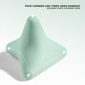Silicone massage cone — Green; 1 silicone massage cone