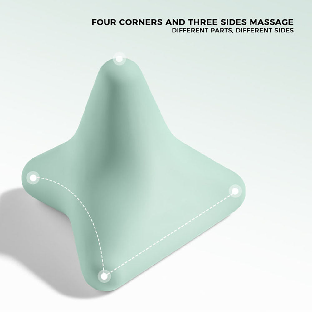 Silicone massage cone — Green; 1 silicone massage cone