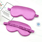 Satin-feel eye mask — Purple; 1 satin-feel eye mask in your selected color