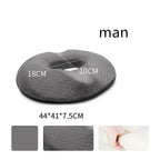 Contoured seat cushion — Grey-Velvet-Man; 1 contoured seat cushion with your selected cover style and supplier fit label