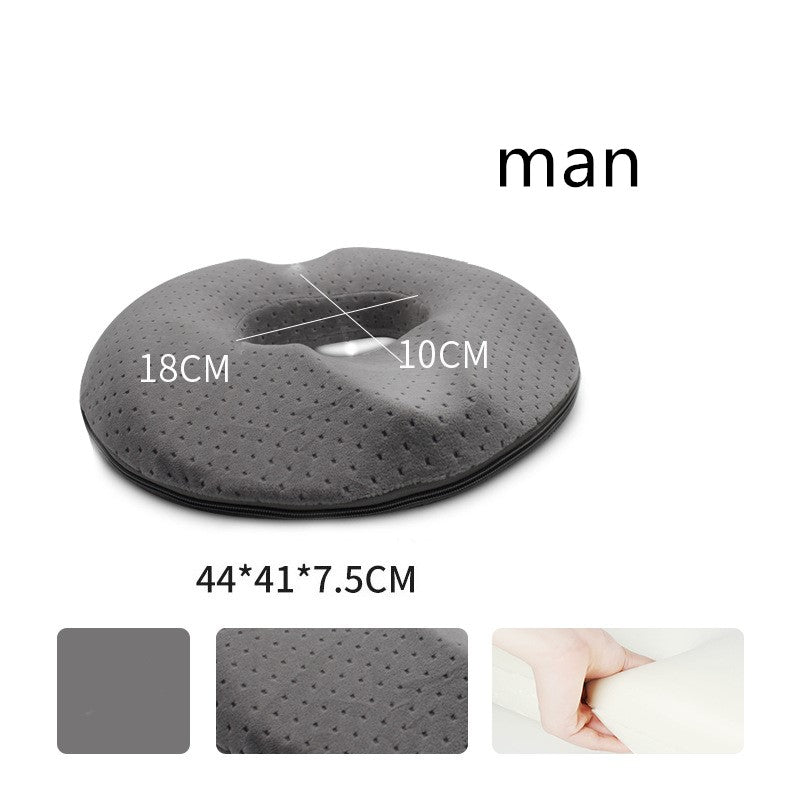 Contoured seat cushion — Grey-Velvet-Man; 1 contoured seat cushion with your selected cover style and supplier fit label