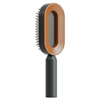 Air-cushion hairbrush — Black gold; 1 black-and-gold air-cushion brush