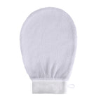 Exfoliating bath mitt — White; 1 exfoliating bath mitt in your selected color