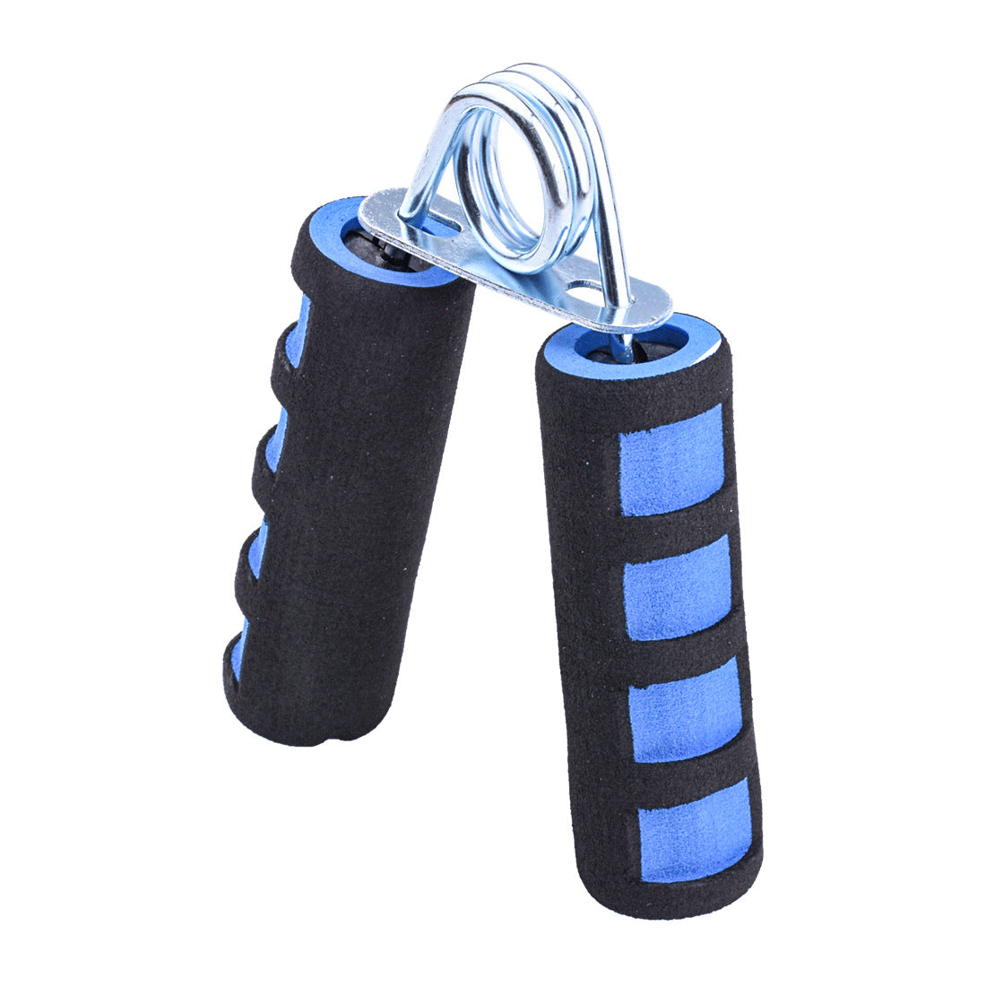Spring hand-grip trainer — Black Blue; 1 hand-grip trainer