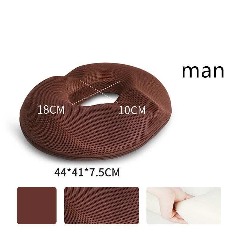 Contoured seat cushion — Coffee-Grid-Man; 1 contoured seat cushion with your selected cover style and supplier fit label