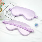Satin-feel eye mask — Light Purple; 1 satin-feel eye mask in your selected color