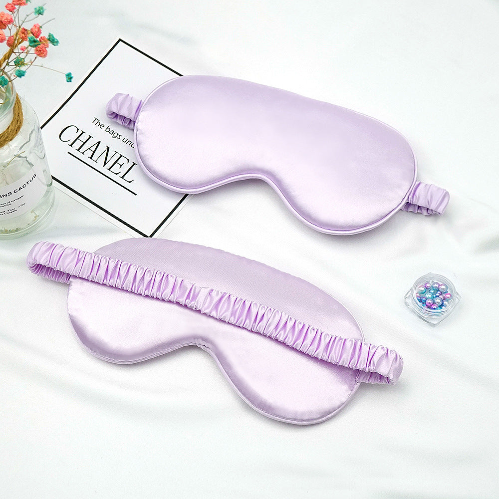 Satin-feel eye mask — Light Purple; 1 satin-feel eye mask in your selected color