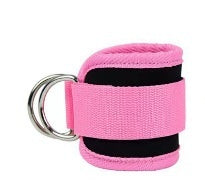 Ankle resistance training kit — One Pink Silver Buckle Net; 1 pink ankle cuff only