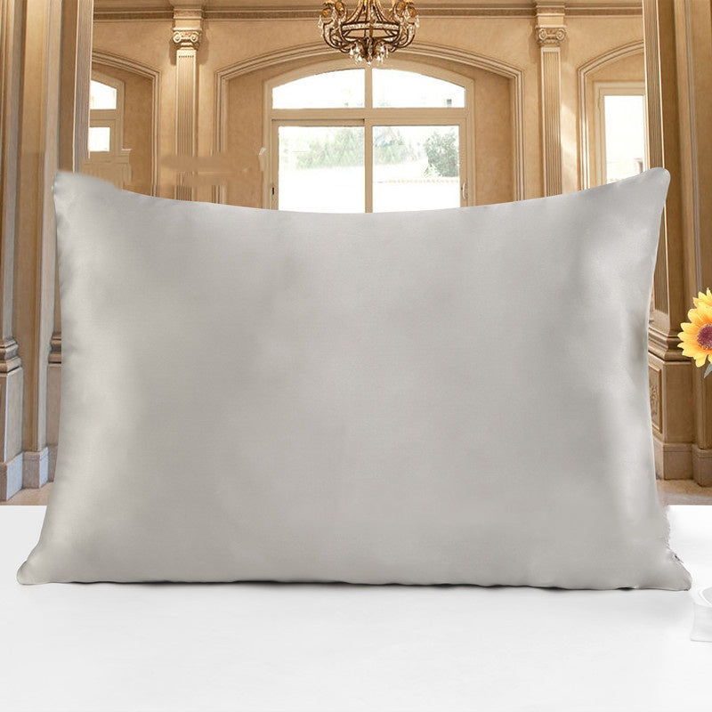 Smooth bedtime pillowcase — 19 Medium Gray-51X66; 19 Medium Gray-51X76; 19 Medium Gray-51X91; 1 pillowcase in your selected color and size