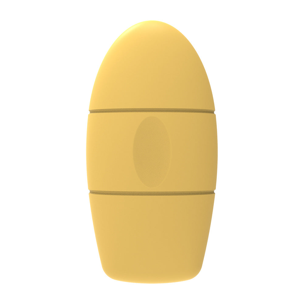 Refillable facial ice mold — Yellow 1; 1 refillable facial ice mold