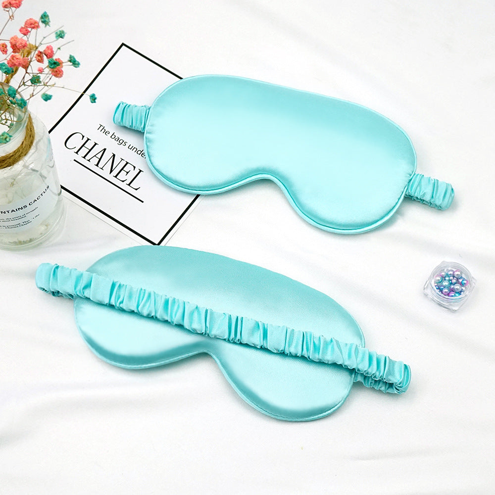 Satin-feel eye mask — Light Green; 1 satin-feel eye mask in your selected color