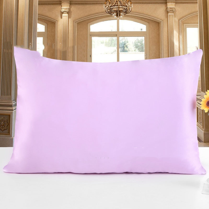 Smooth bedtime pillowcase — 19 Light Purple-51X66; 19 Light Purple-51X76; 19 Light Purple-51X91; 1 pillowcase in your selected color and size