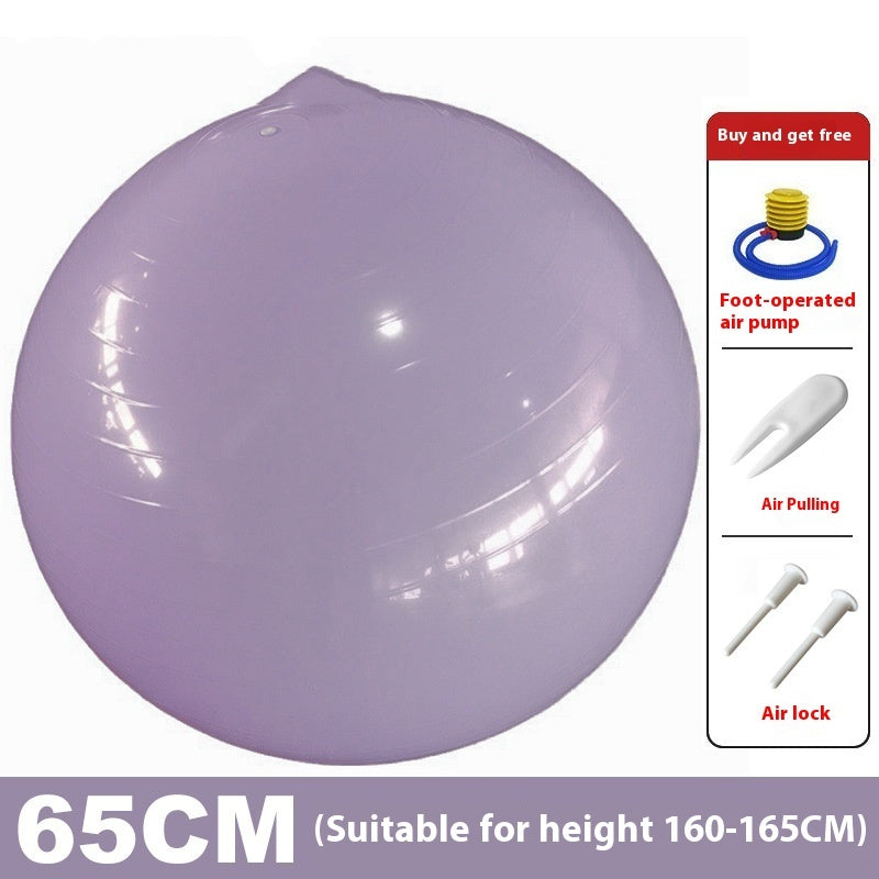 Inflatable practice ball — 65cm Light Purple; 1 inflatable practice ball in the selected nominal diameter and color