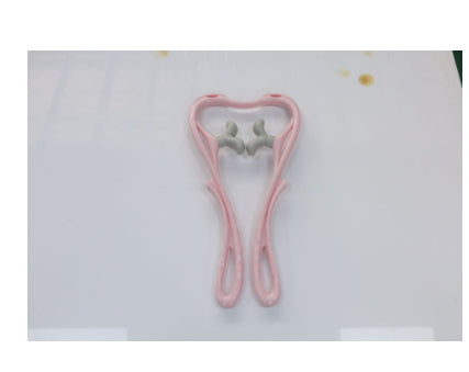Six-wheel manual roller — New Thumb pink; 1 pink thumb-style manual massage tool