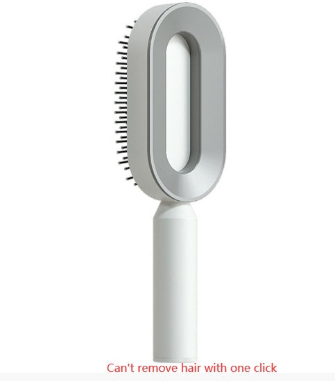 Air-cushion hairbrush — Elegant white; 1 white air-cushion brush