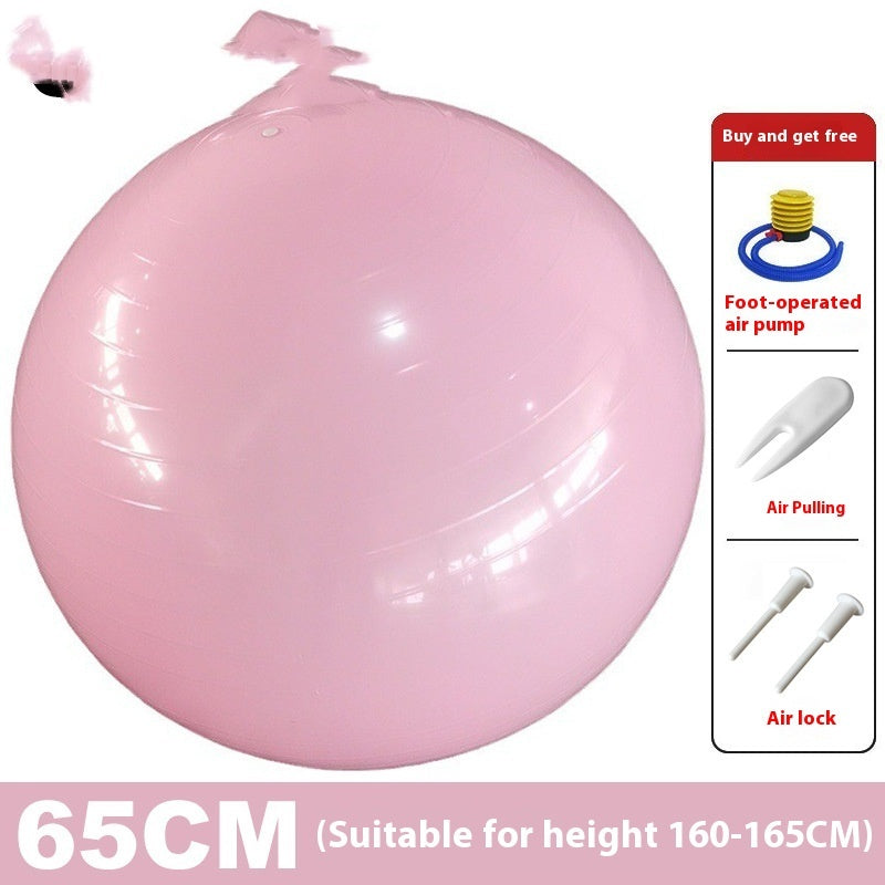 Inflatable practice ball — 65CM Light Pink; 1 inflatable practice ball in the selected nominal diameter and color