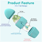 Refillable facial ice mold — supplier detail and usage photo