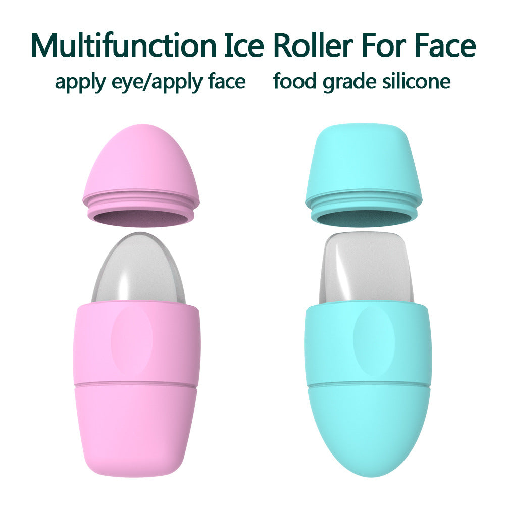 Refillable facial ice mold — supplier detail and usage photo