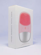 USB cleansing brush — supplier detail and usage photo