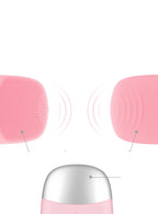 USB cleansing brush — supplier detail and usage photo