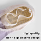 Full-toe studio grip socks — supplier detail and usage photo
