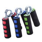 Spring hand-grip trainer — supplier detail and usage photo