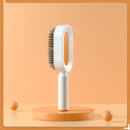 Air-cushion hairbrush — supplier detail and usage photo